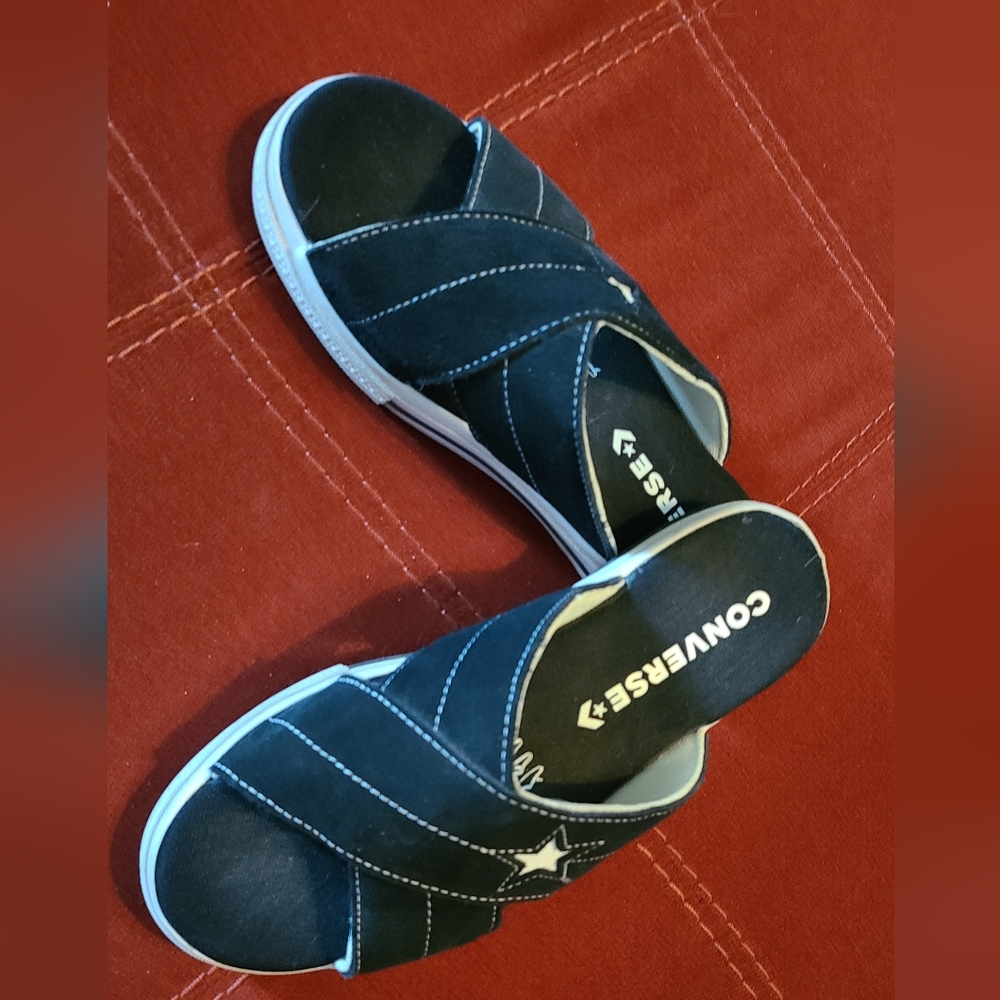 Converse one star sandals. Barely worn.